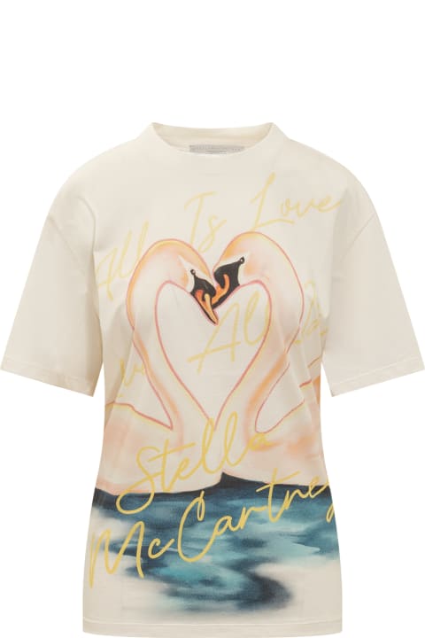 Stella McCartney for Women Stella McCartney Painted Swan T-shirt