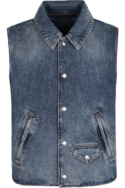 Givenchy Clothing for Men Givenchy Denim Vest