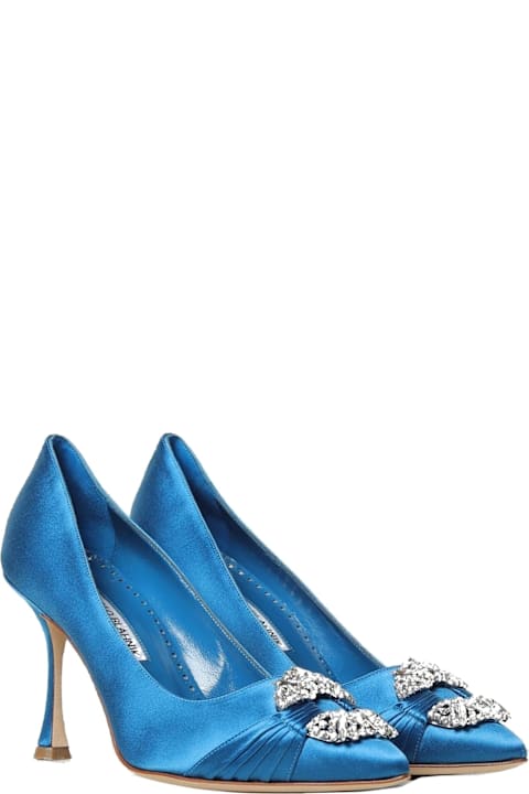 Homeware Manolo Blahnik Maida 090 Satin Pumps