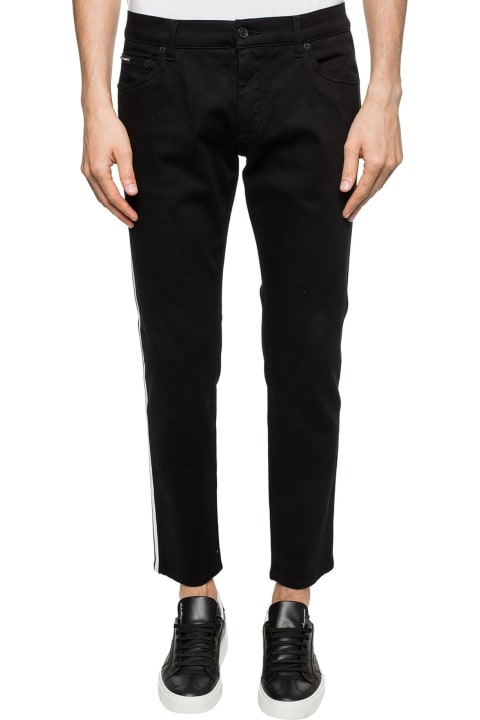 Dolce & Gabbana Pants for Women Dolce & Gabbana Side Stripe Jeans
