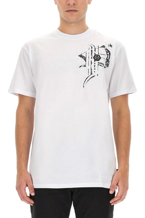 Philipp Plein Topwear for Men Philipp Plein T-shirt With Logo