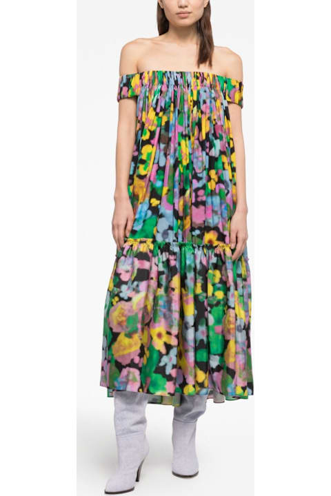 AZ Factory for Men AZ Factory Off Shoulder Midi Dress