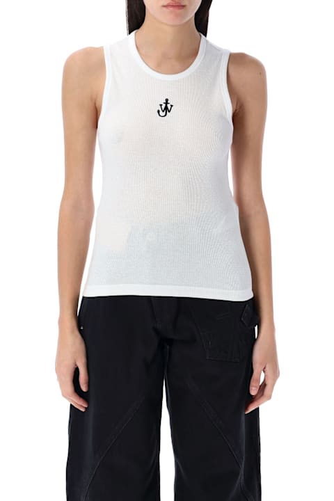 Homeware J.W. Anderson White Cotton Tank Top
