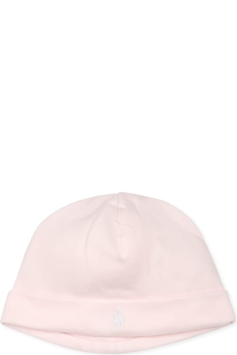 Ralph Lauren Accessories & Gifts for Baby Boys Ralph Lauren Pink Hat With Logo