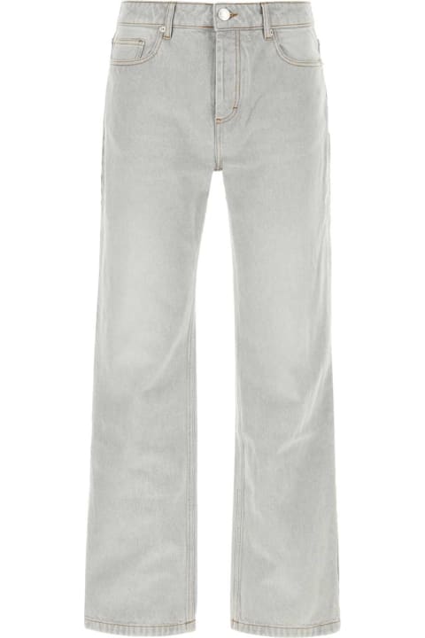 Ami Alexandre Mattiussi Jeans for Women Ami Alexandre Mattiussi Light Grey Denim Jeans