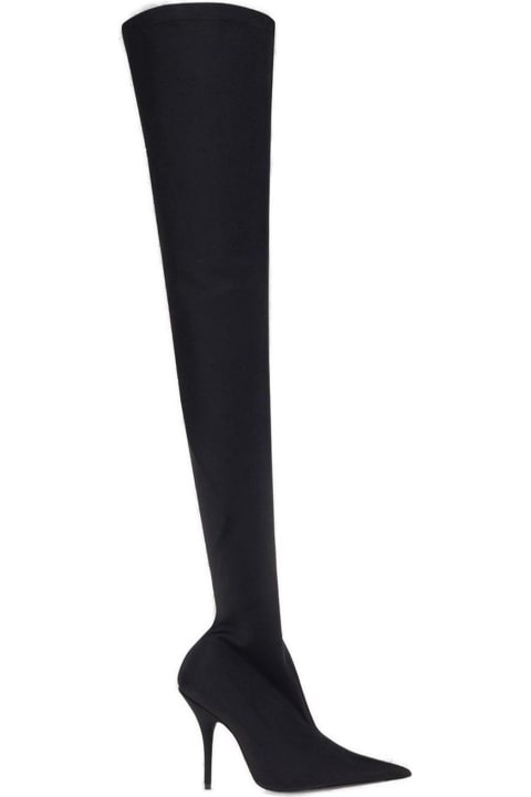 Fashion for Women Balenciaga Knife Heeled Thigh-high Boots