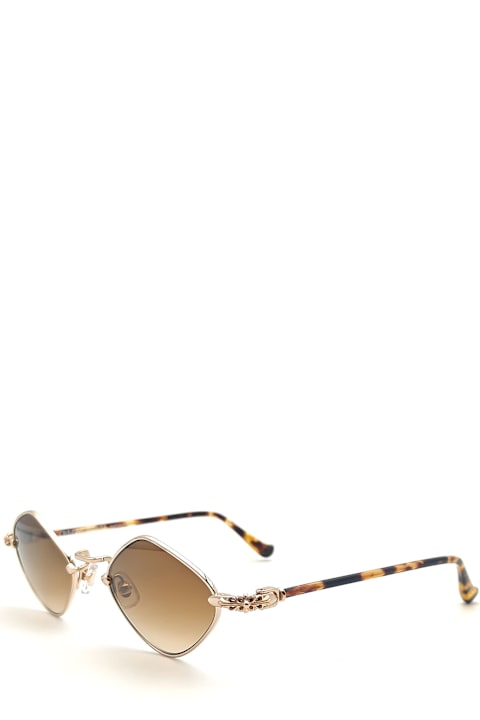 Chrome Hearts Eyewear for Men Chrome Hearts Diamond Dog - Gold / Tokyo Tortoise Sunglasses