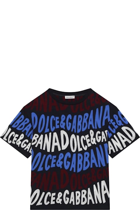 Dolce & Gabbana T-Shirts & Polo Shirts for Boys Dolce & Gabbana T-shirt Con Stampa