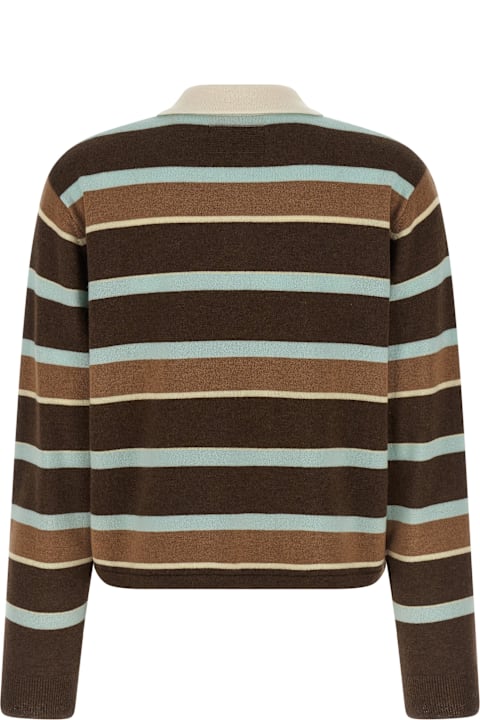Guest in Residence for Kids Guest in Residence 'cropped Stripe Rugby' Sweater