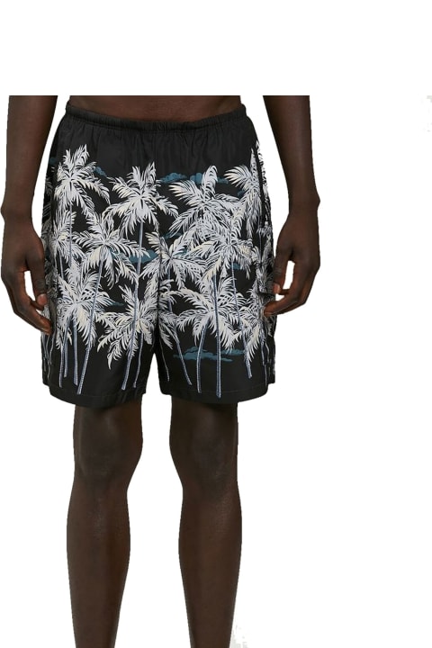 Palm Angels Swimwear for Men Palm Angels Printed Swimsuit