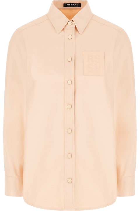 Raf Simons for Women Raf Simons Pastel Pink Piquet Shirt