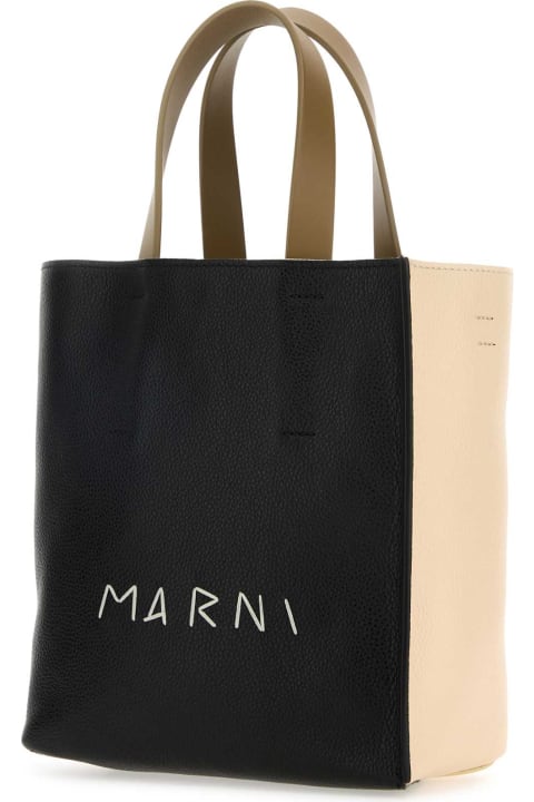 Sale for Women Marni Black Leather Mini Museo Handbag