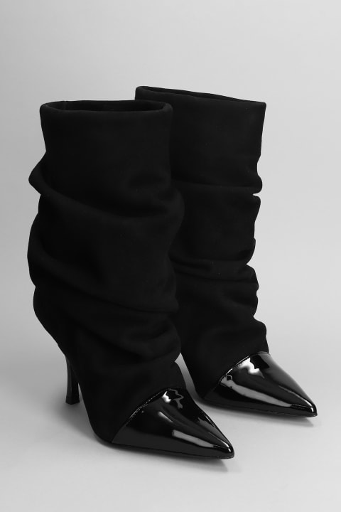 Marc Ellis for Women Marc Ellis High Heels Ankle Boots In Black Suede