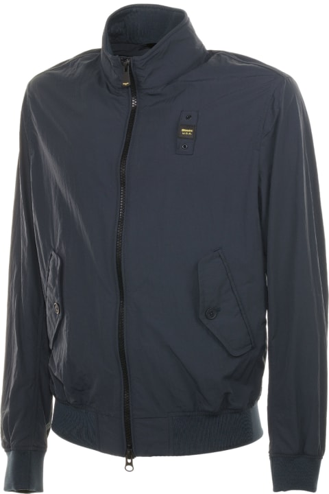 Light Stretch Nylon Bomber Jacket
