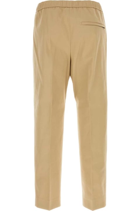 Clothing for Men Lanvin Beige Stretch Cotton Pant