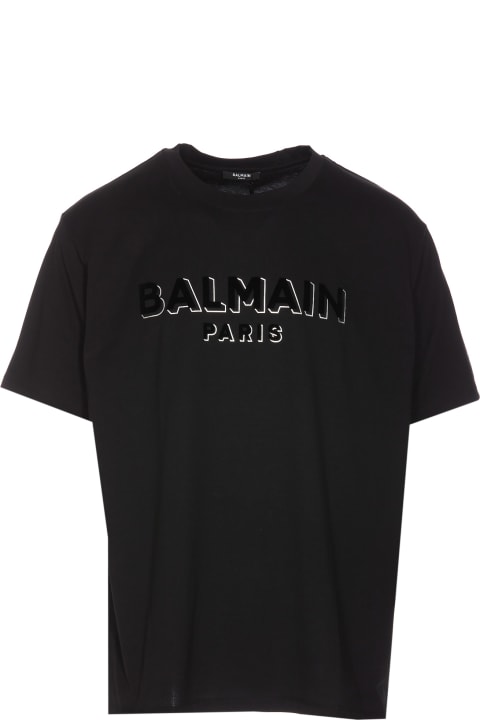 Balmain Topwear for Men Balmain Logo T-shirt
