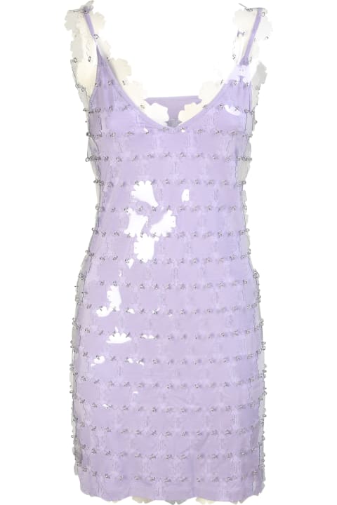 ウィメンズ Paco Rabanneのワンピース＆ドレス Paco Rabanne Mini Dress With A Bold Color And Statement Silhouette