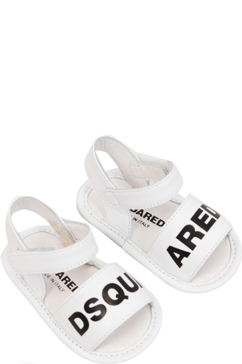 Dsquared2 Shoes for Baby Girls Dsquared2 Leather Sandals