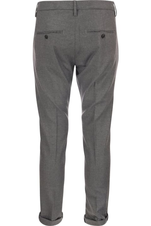 Fashion for Men Dondup Gaubert - Slim Fit Trousers In Gabardine