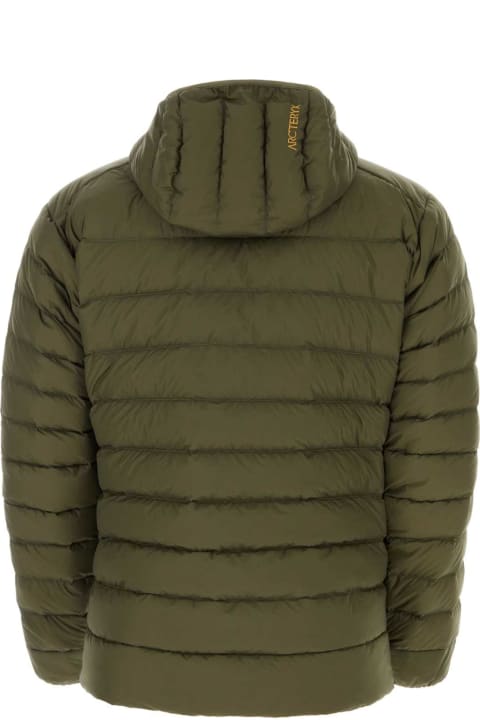 Arc'teryx Veilance Clothing for Men Arc'teryx Veilance Army Green Nylon Cerium Padded Jacket