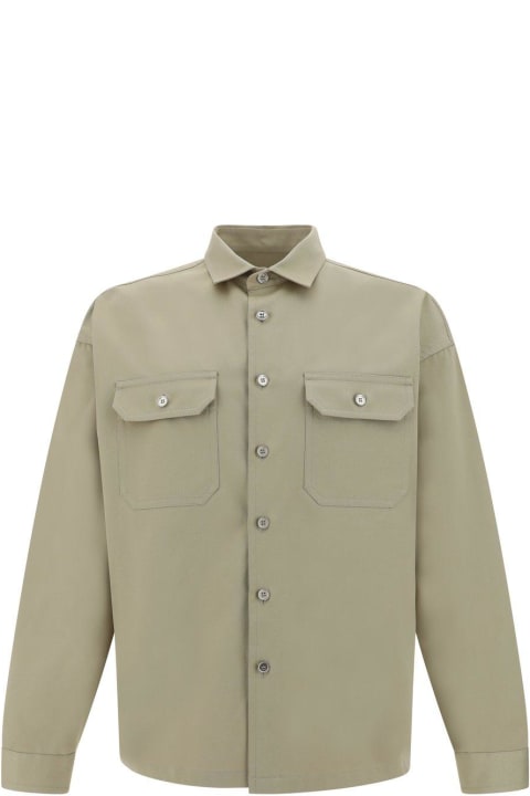 Prada Shirts for Men Prada Monochrome Button Up Shirt