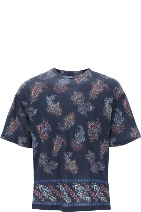 メンズ Etroのシャツ Etro Paisley-print Straight Hem Shirt