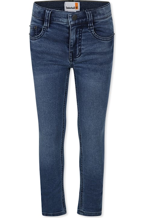 Timberland for Boys Timberland Denim Jeans For Boy With Logo
