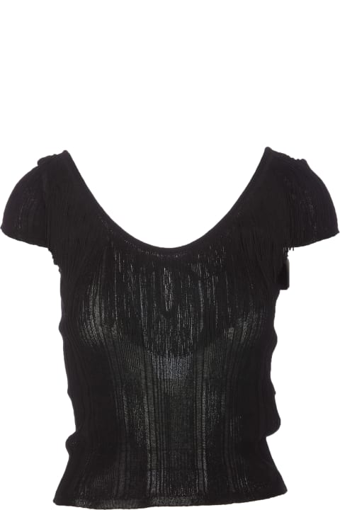 Pinko Sweaters for Women Pinko Fringes Top