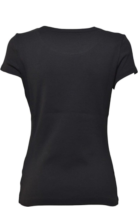 Dsquared2 for Women Dsquared2 Leaf Logo Plaque Crewneck T-shirt