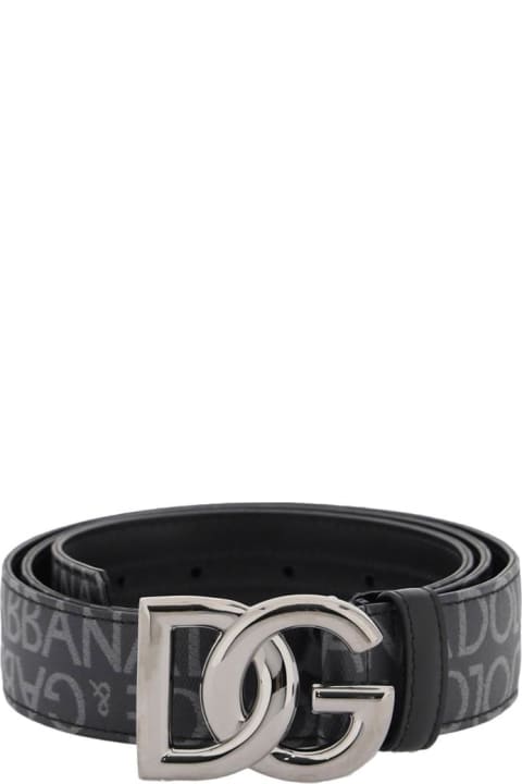 Accessories for Women Dolce & Gabbana Coated Canvas Belt