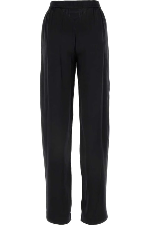 Alexander Wang Pants & Shorts for Women Alexander Wang Black Satin Pyjama Pant