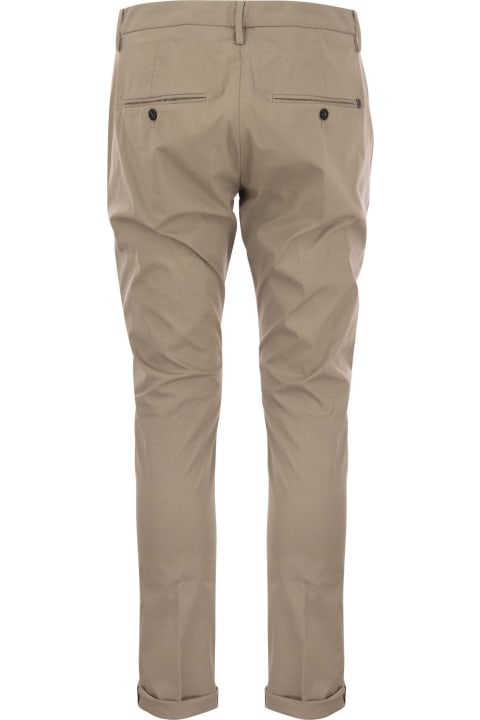 Homeware Dondup Gaubert - Slim-fit Gabardine Trousers