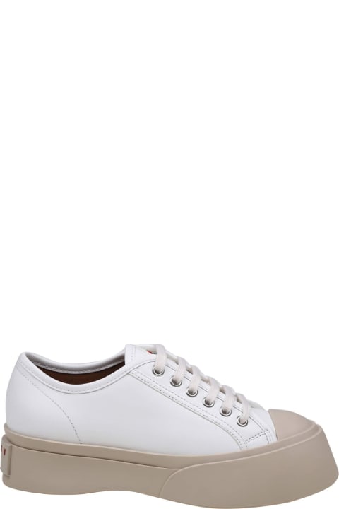 Wedges for Women Marni Pablo Sneakers In White Nappa
