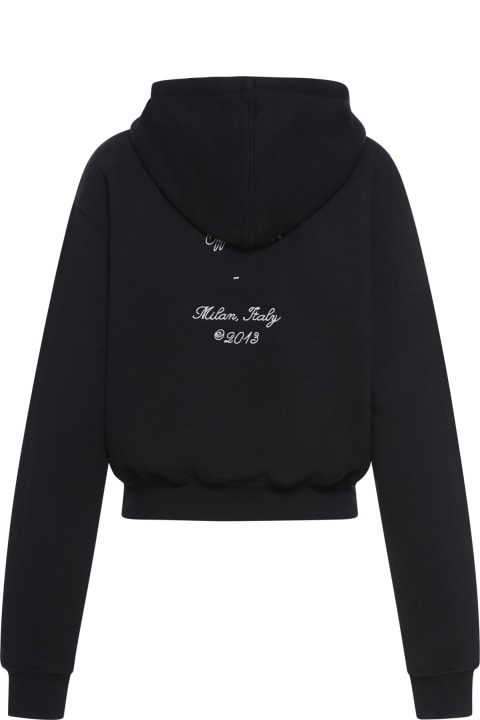 Fleeces & Tracksuits for Women Off-White Ow 23 Embr Cropped Hoodie
