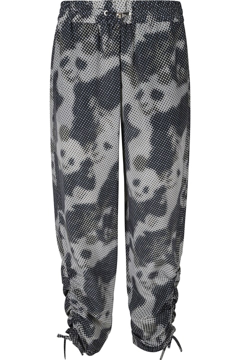Iceberg Pants & Shorts for Women Iceberg Drawstring Waist Panda Printed Trousers