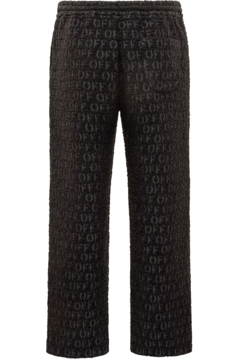 Off-White Men Off-White Knitted Trousers