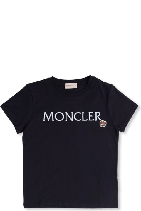 Fashion for Women Moncler Moncler Enfant T-shirt With Logo Patch