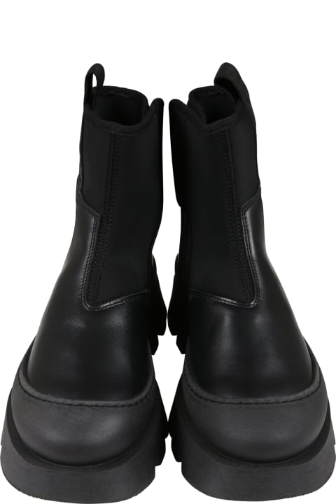 DKNY Shoes for Girls DKNY Black Ankle Boots For Girl With Logo