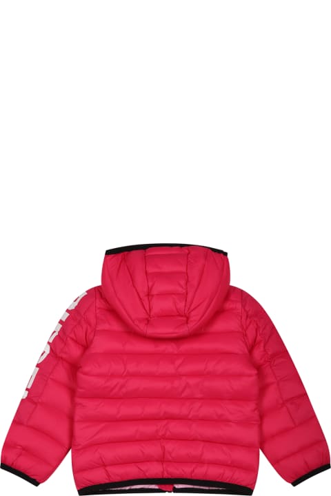 Diesel Coats & Jackets for Baby Boys Diesel Fuchsia Down Jacket For Baby Girl