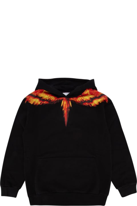 Homeware Marcelo Burlon Colordust Wings Over Hoodie Black Red