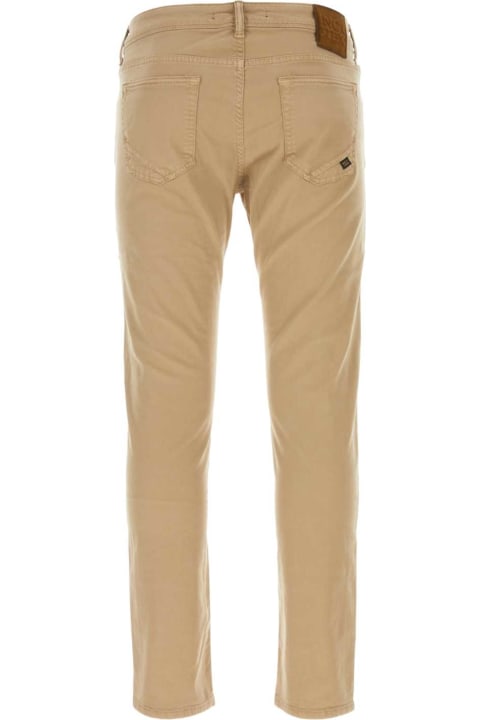 Incotex for Women Incotex Beige Stretch Cotton Pant