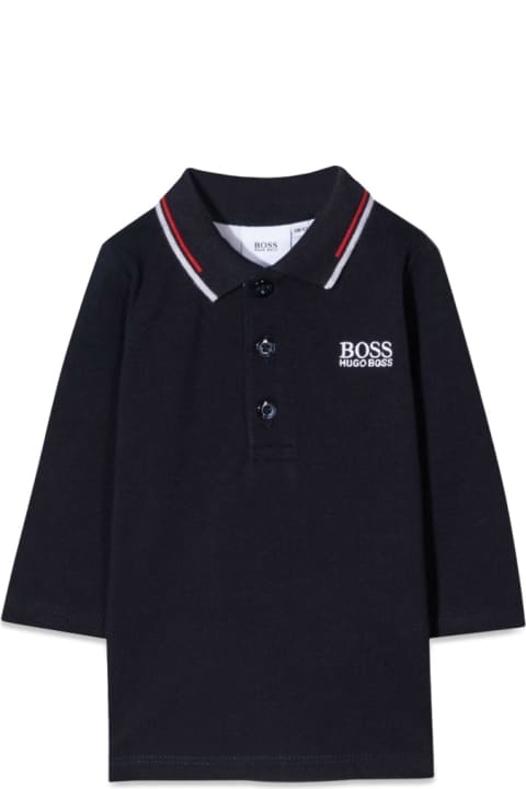 Hugo Boss T-Shirts & Polo Shirts for Boys Hugo Boss Long Sleeve Polo