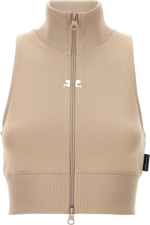 Courrèges Coats & Jackets for Women Courrèges Crop Vest