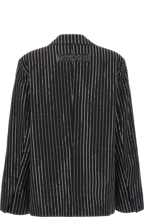 Rotate by Birger Christensen Coats & Jackets for Women Rotate by Birger Christensen Sequin Pinstripe Blazer