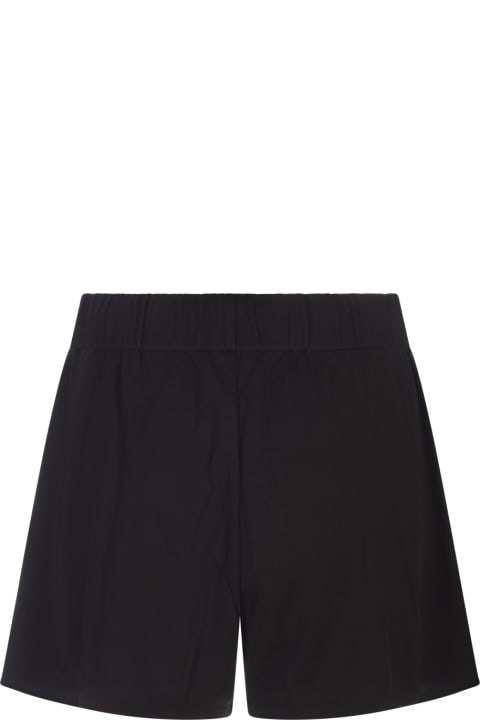 Moncler Pants & Shorts for Women Moncler Black Viscose Shorts