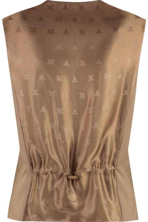 Fashion for Women 'S Max Mara Virgin Wool Single-breast Waistcoat