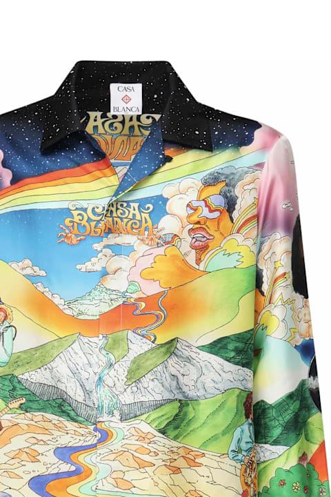 Casablanca for Men Casablanca La Musique Silk Shirt