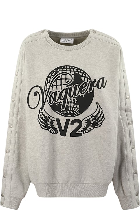 Vaquera Clothing for Women Vaquera Women Snap Sweatshirt Woven