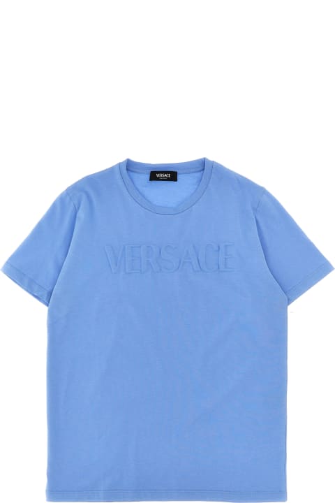 Fashion for Girls Versace Embossed Logo T-shirt