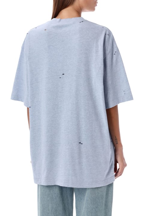 Acne Studios Topwear for Men Acne Studios Light Blue Cotton Blend T-shirt